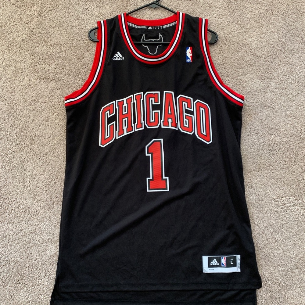 AUTHENTIC Derrick Rose #1 Chicago Bulls Jersey